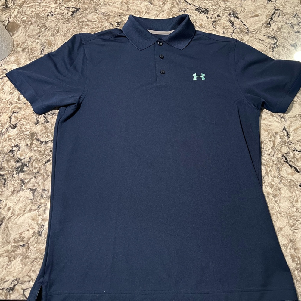 Under Armour Navy Blue Polo Shirt